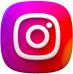 Instagram logo featuring a white camera outline inside a rounded square with a gradient background transitioning from pink to orange.